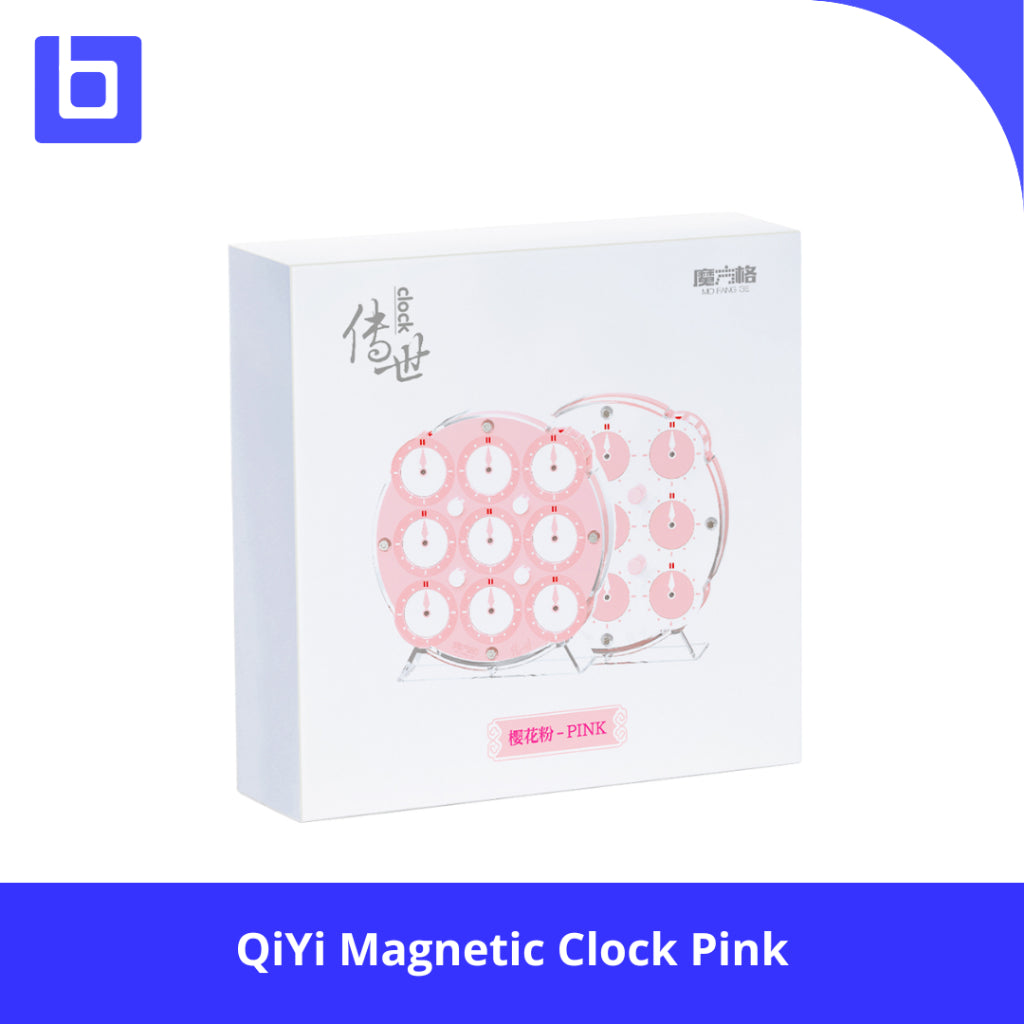 Cube Clock - QiYi Magnetic Clock Pink Original