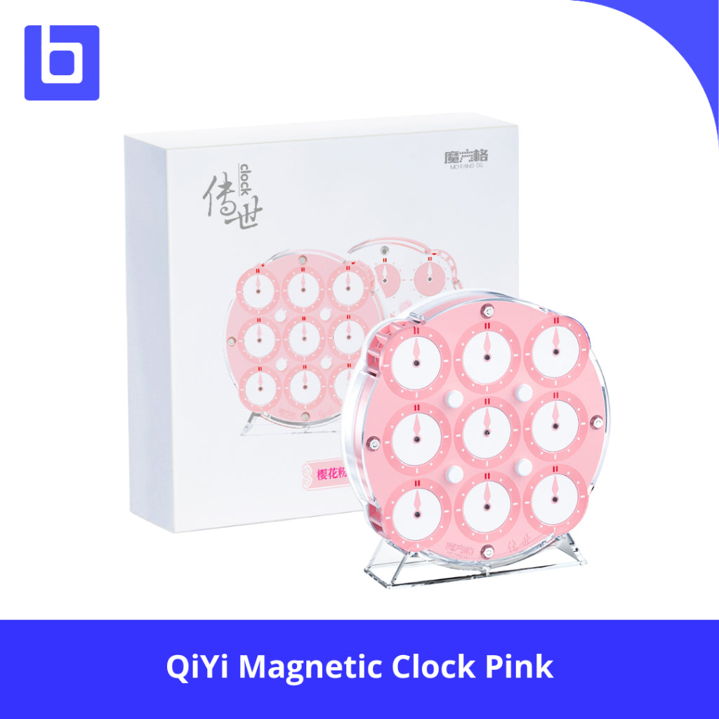 Cube Clock - QiYi Magnetic Clock Pink Original
