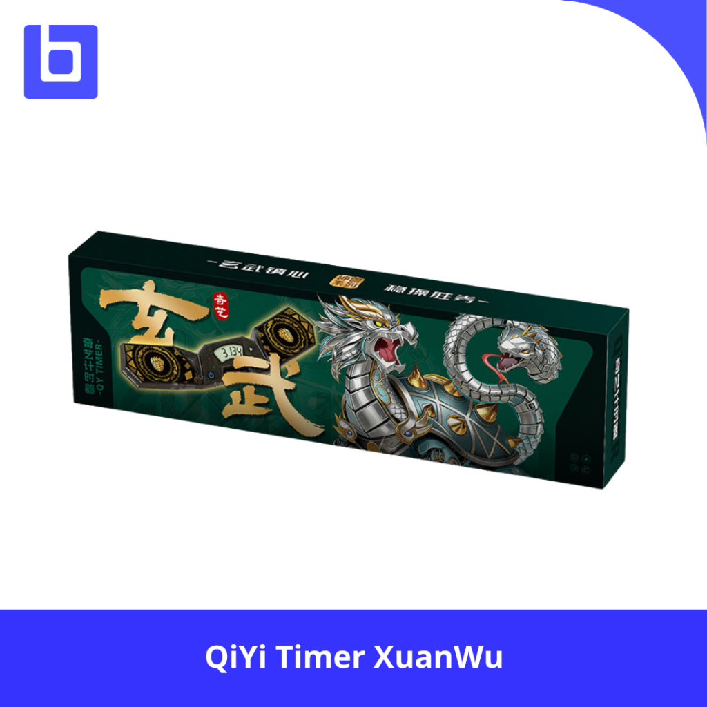Timer Cube - QiYi Timer XuanWu White Tiger Transparent Black