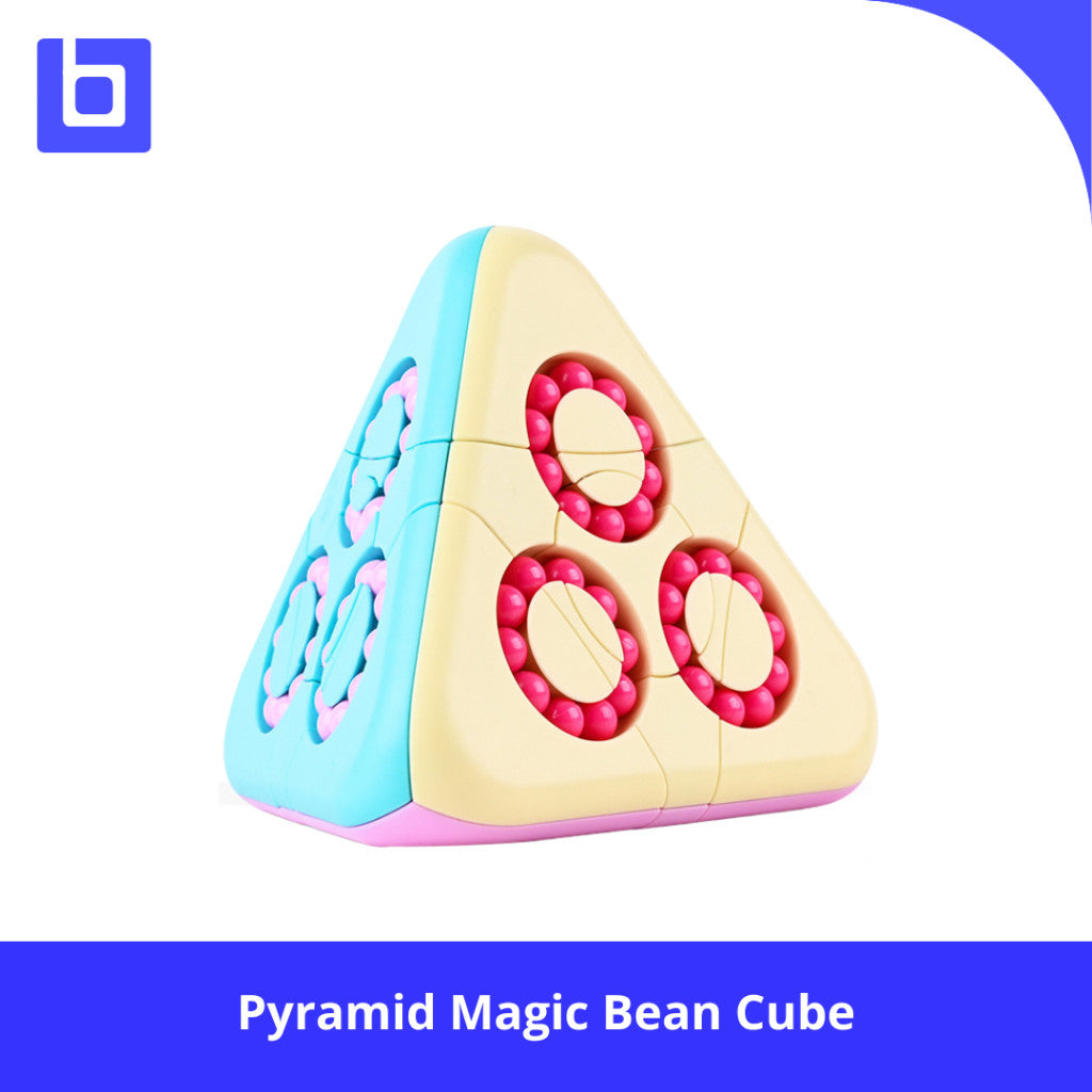 Cube Pyramid - Pyramid Magic Bean Cube Light Blue/Dark blue
