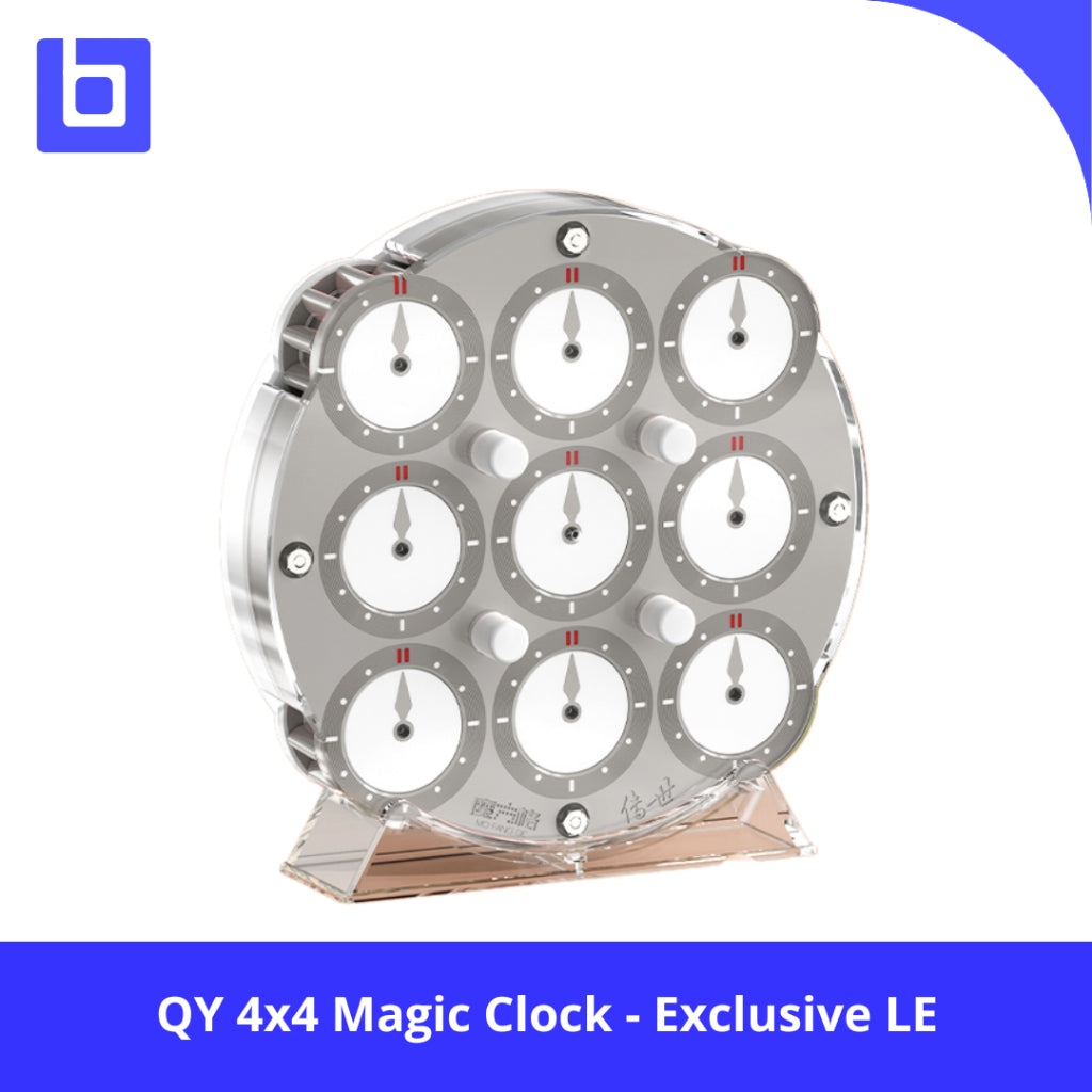 Cube Clock - QY 4x4 Magic Clock - Exclusive LE