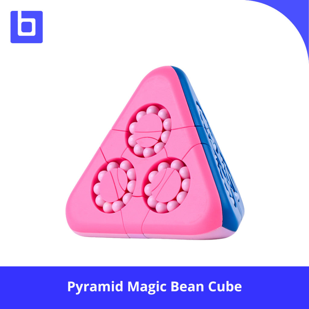 Cube Pyramid - Pyramid Magic Bean Cube Light Blue/Dark blue