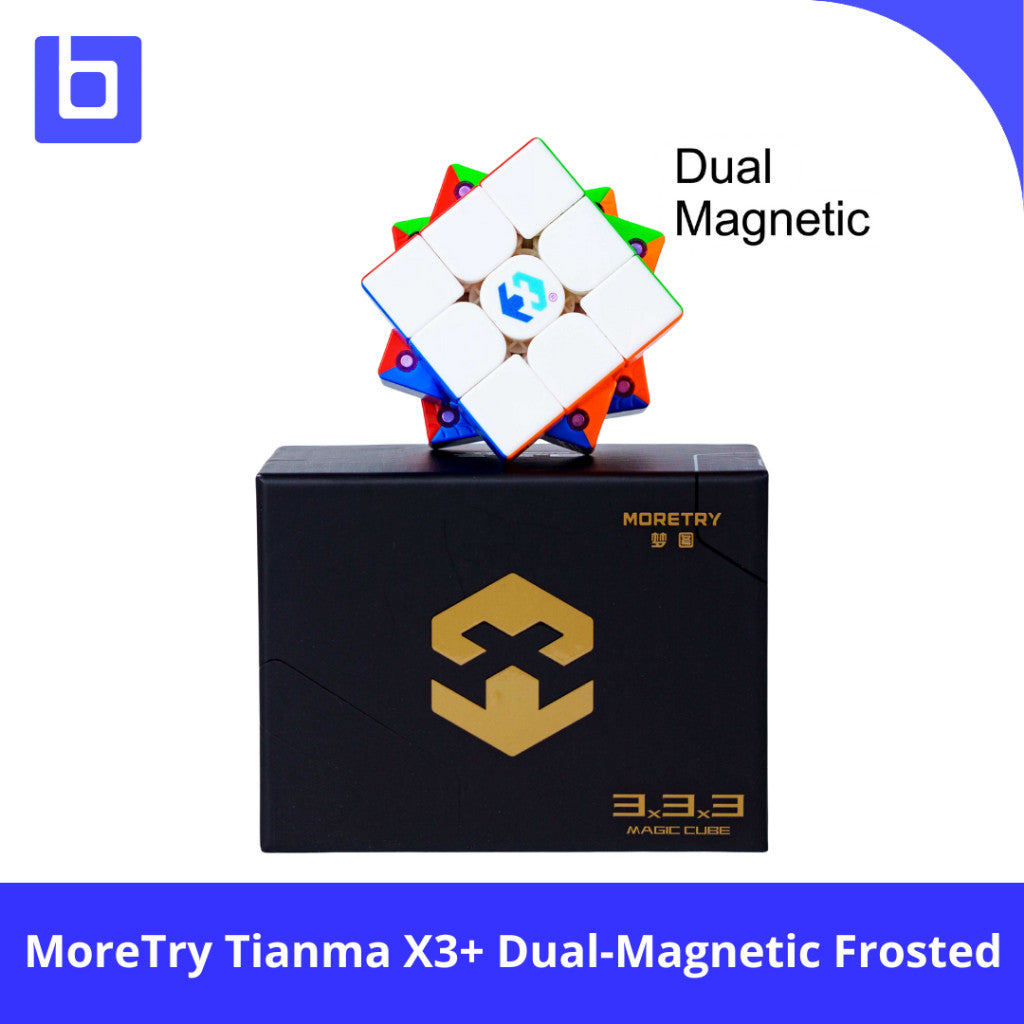 Cube 3x3 Moretry Tianma X3+ Magnetic Stickerless Original