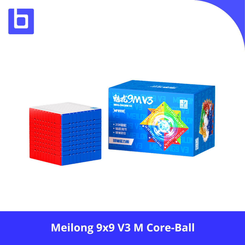 Cube 9x9 - Moyu Meilong 9x9 V3 M Ballcore Stickerless