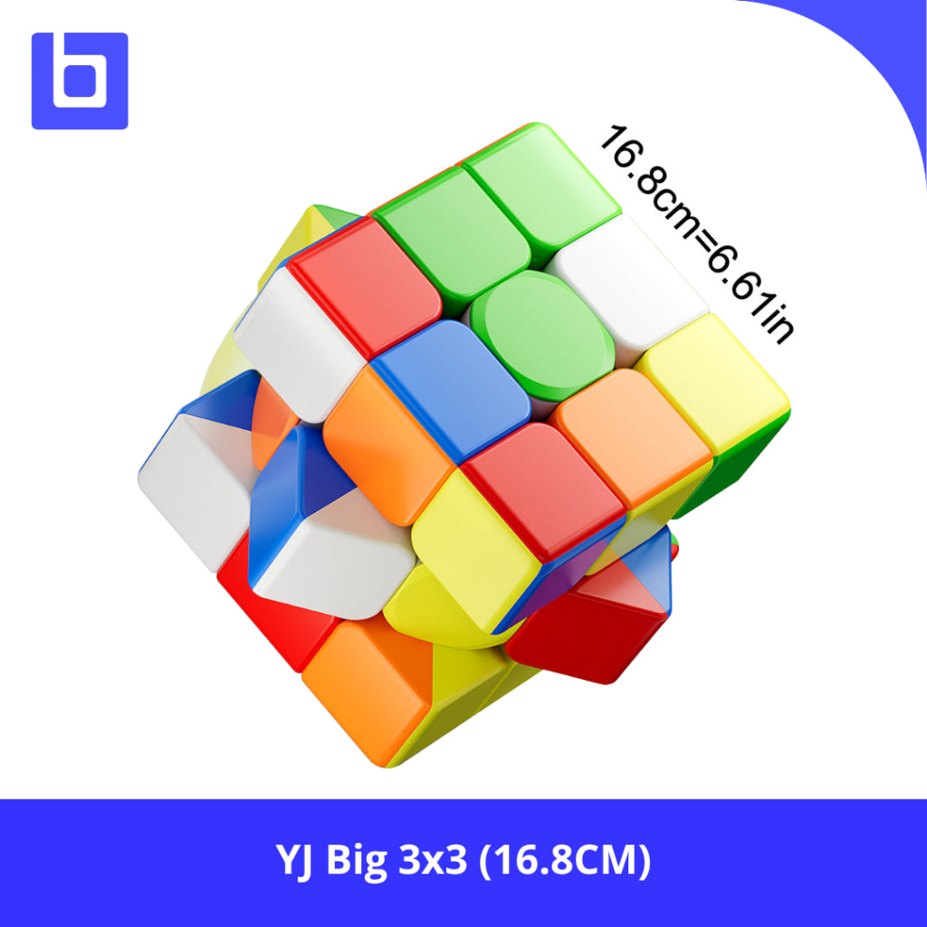 Cube 3x3 YJ Big 16.8 CM Stickerless Original