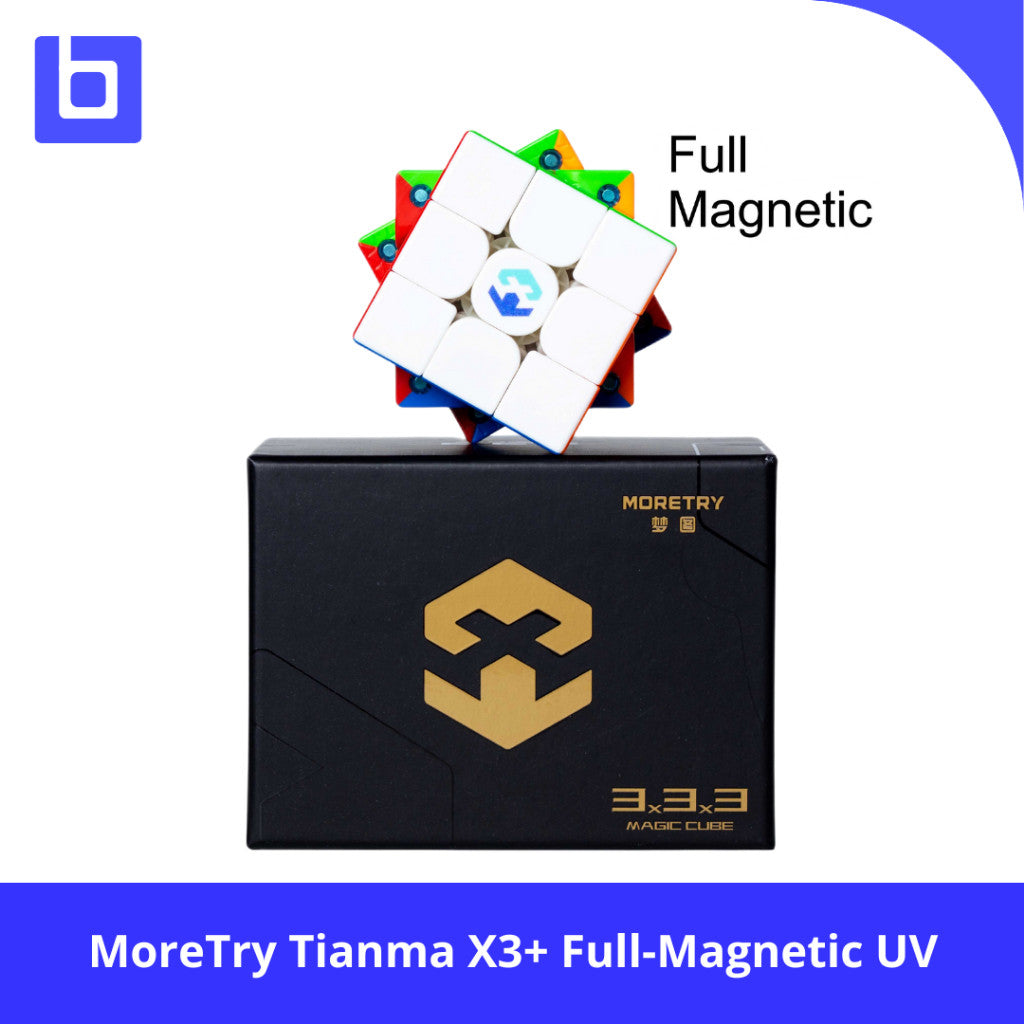 Cube 3x3 Moretry Tianma X3+ Magnetic Stickerless Original