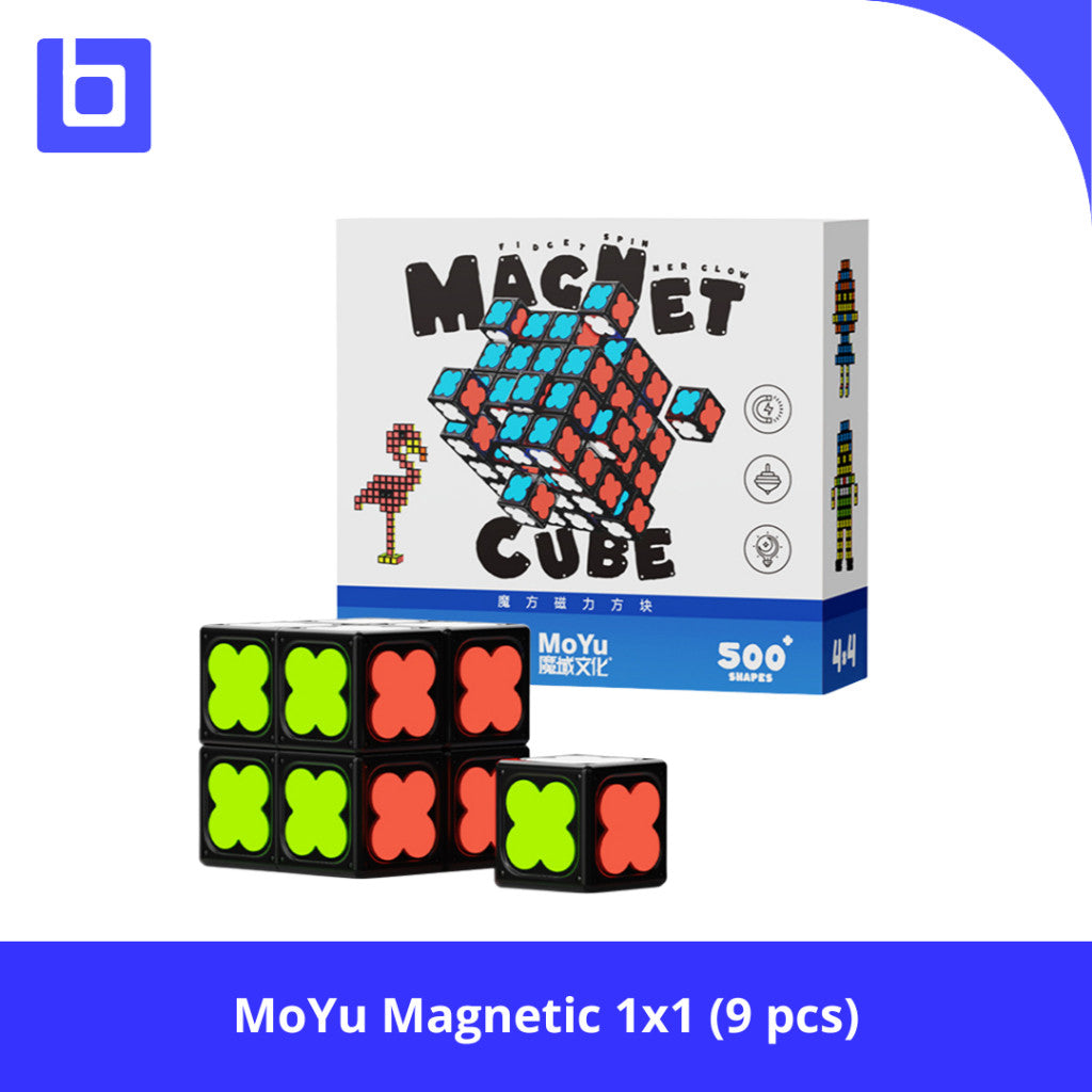 MoYu Magnetic 1x1 (64/27/9 pcs) Black