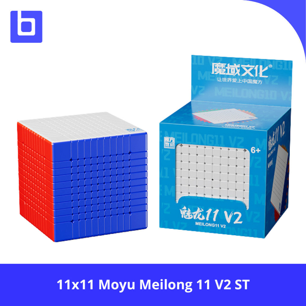 Cube 11x11 - Moyu Meilong 11 V2 Stickerless Original