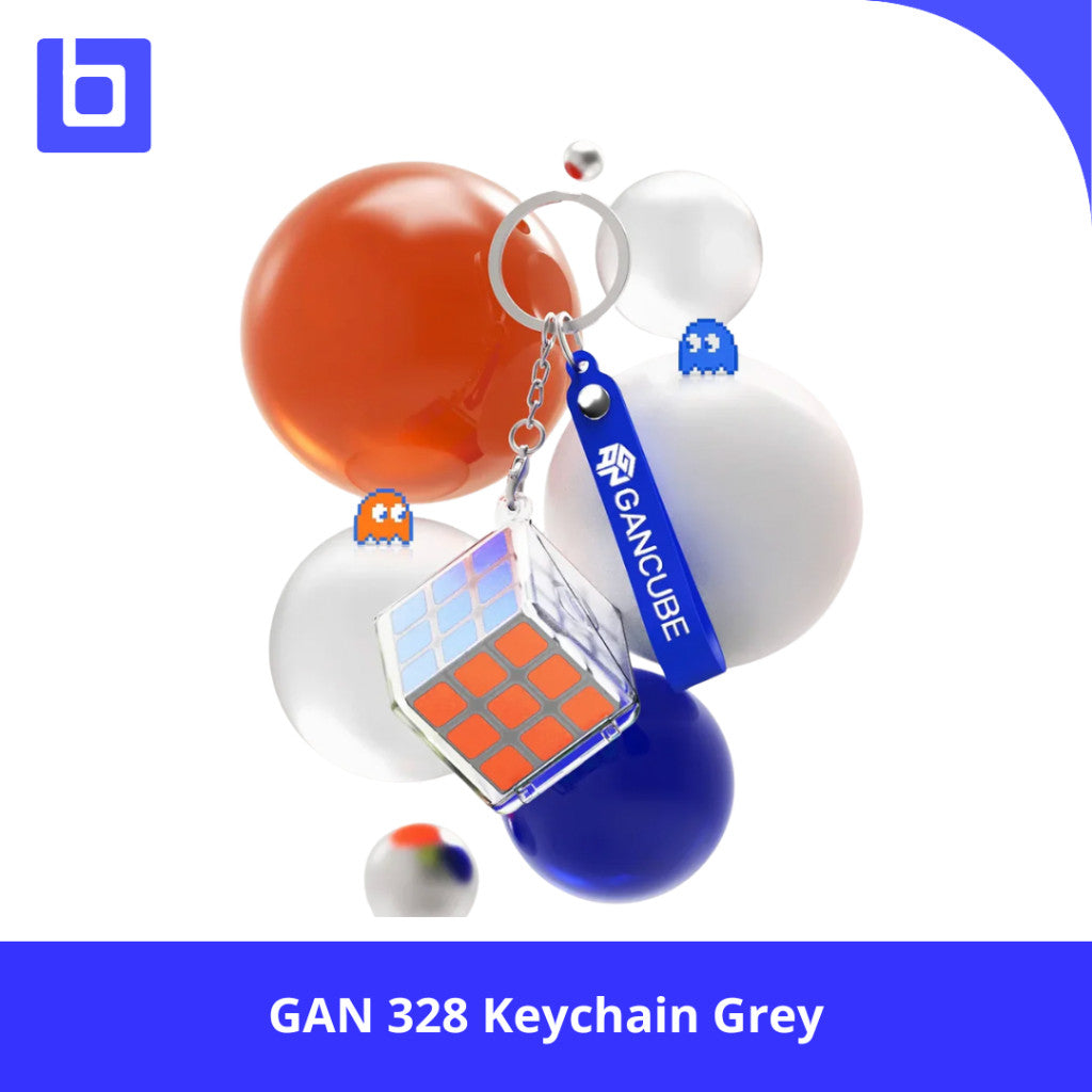 Cube 3x3 GAN 328 Keychain Grey original