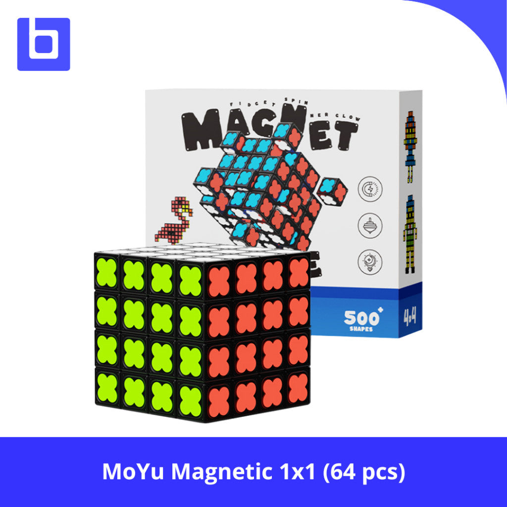 MoYu Magnetic 1x1 (64/27/9 pcs) Black