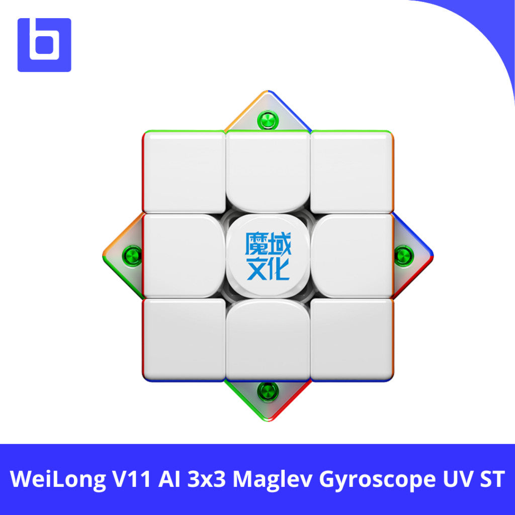 Cube 3x3 - Moyu WeiLong V11 AI 3x3 Maglev Gyroscope UV ST