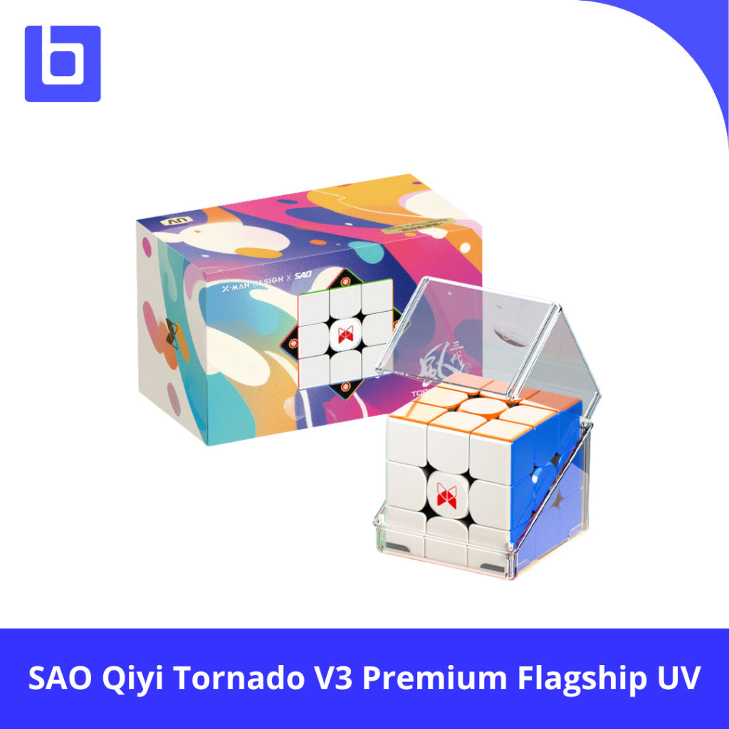Cube 3x3 - SAOCube Qiyi Xman Tornado V3 Premium Flagship UV