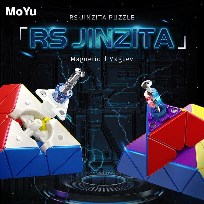 Cube Pyraminx Moyu RS Pyraminx Magnetic / MAGLEV Original Stickerless