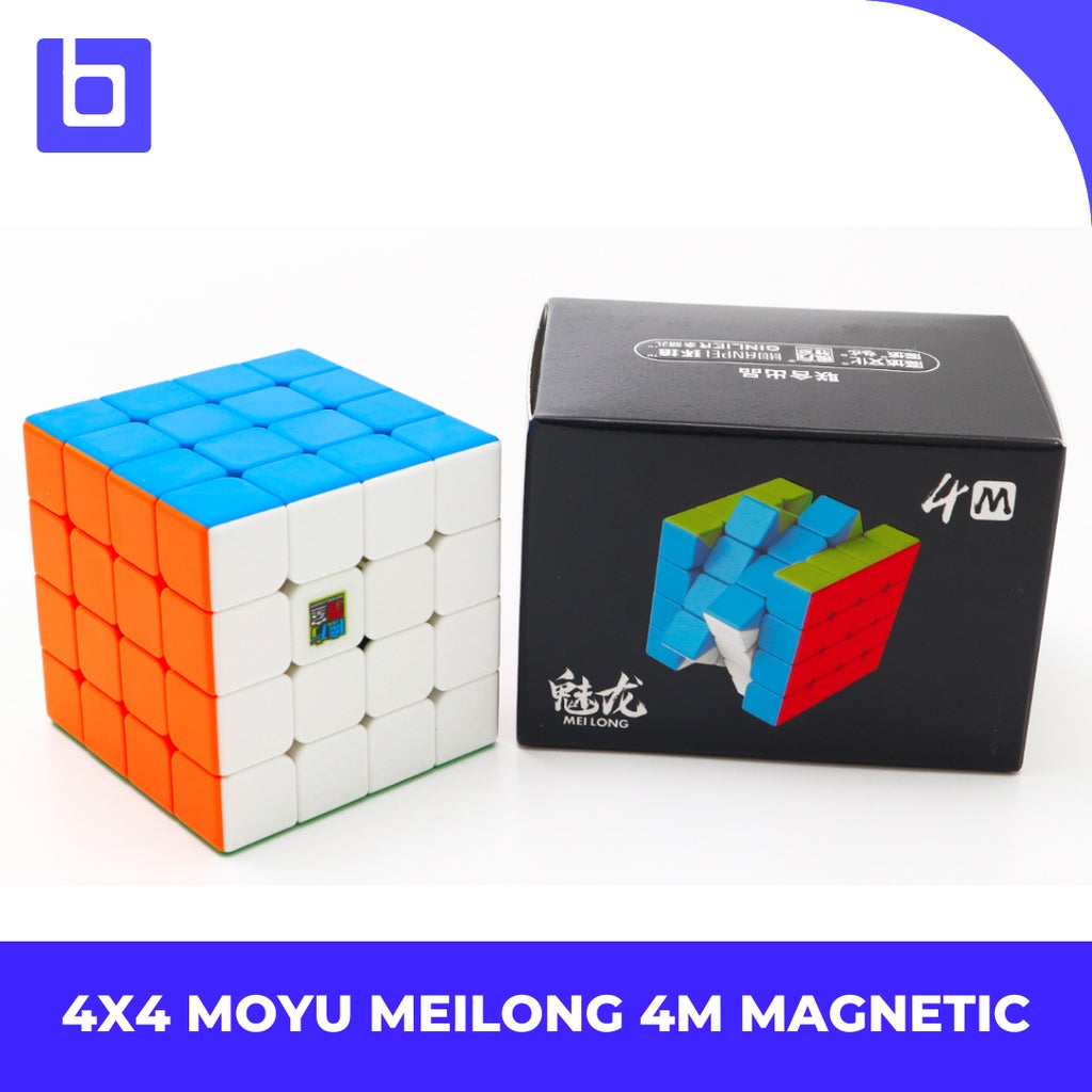 Cube 4x4 Moyu MeiLong 4M Stickerless Original