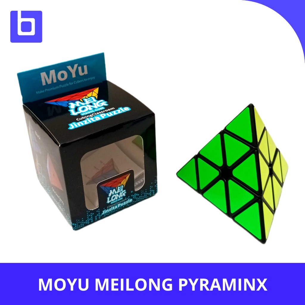 Cube Pyraminx - MoYu Meilong Pyraminx - Pyraminx Meilong - Meilong Pyraminx - Pyraminx Black