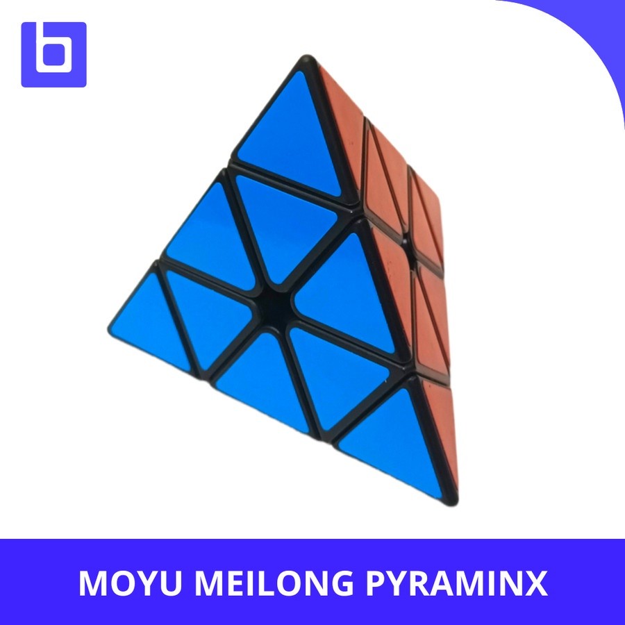 Cube Pyraminx - MoYu Meilong Pyraminx - Pyraminx Meilong - Meilong Pyraminx - Pyraminx Black