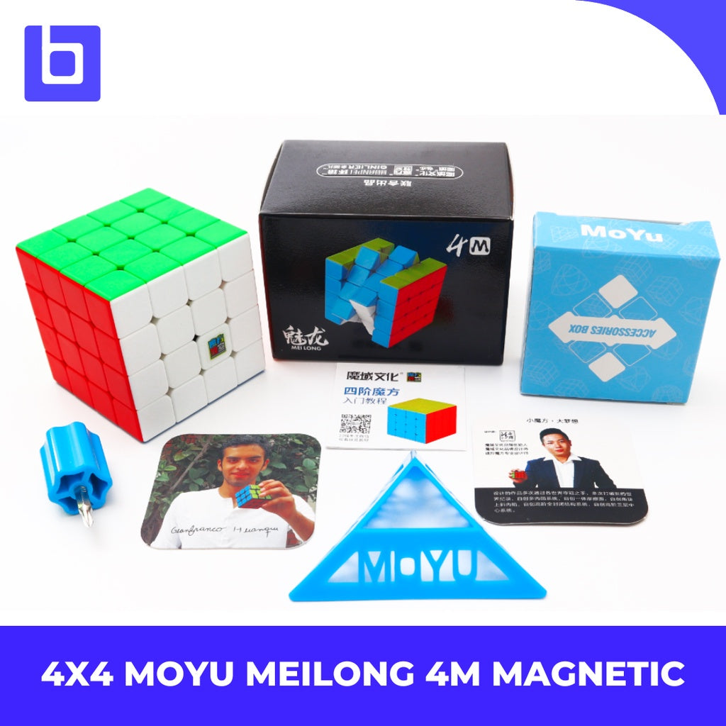 Cube 4x4 Moyu MeiLong 4M Stickerless Original