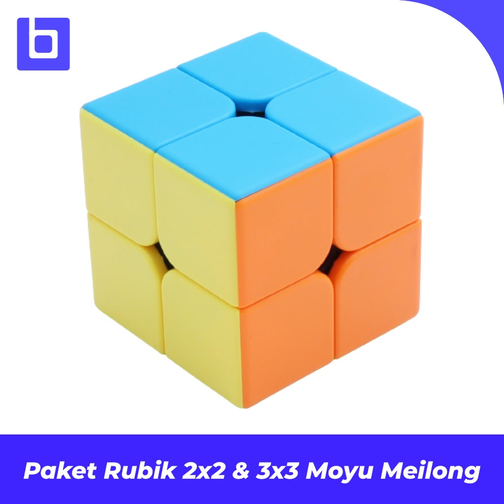 Paket Cube 3x3 2x2 Moyu Meilong 2x2 3x3 cube Giftpack / Giftbox Paket Cube Stickerless