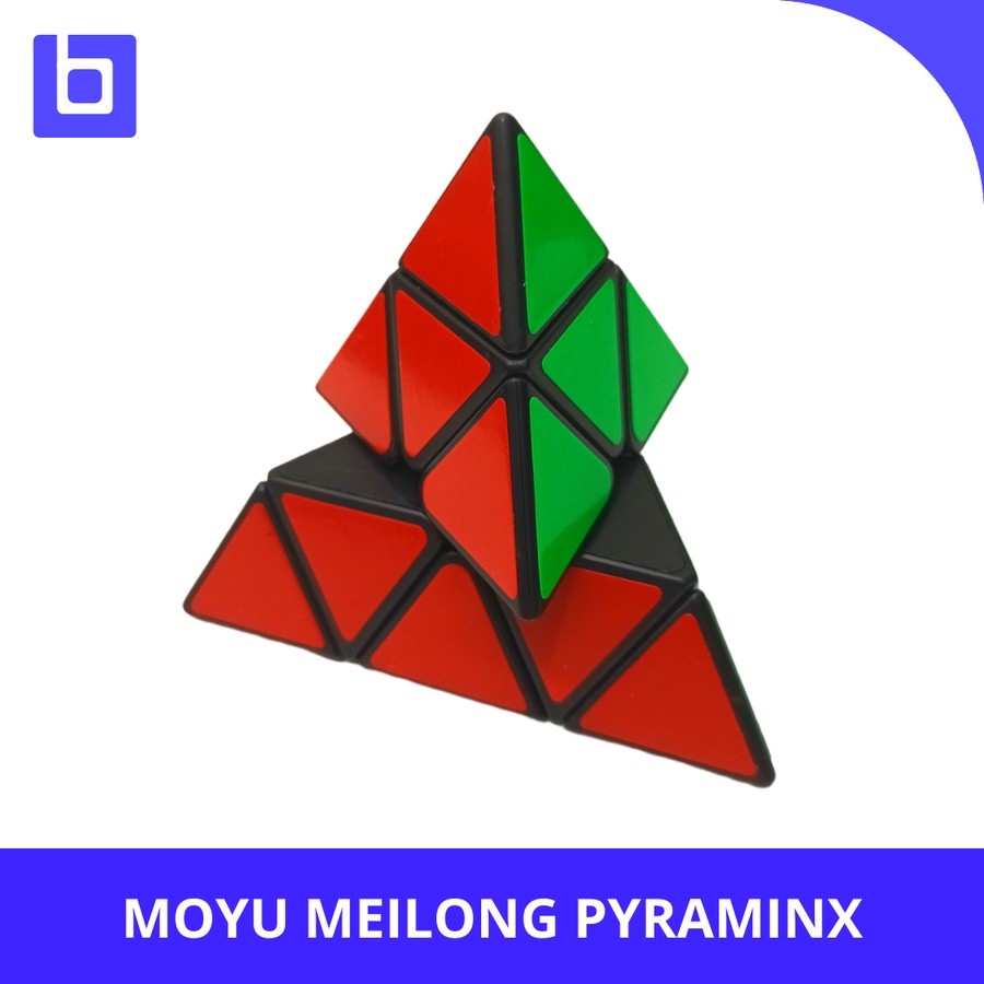 Cube Pyraminx - MoYu Meilong Pyraminx - Pyraminx Meilong - Meilong Pyraminx - Pyraminx Black