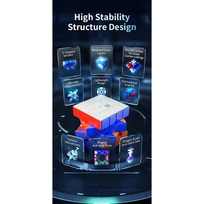 Cube 4x4 Moyu Aosu V7 Magnetic Original