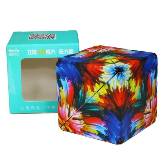 Cube Moyu Magnetic Folding Standar/Yellow/Red/Purple/Transparant Purple Original - Standar