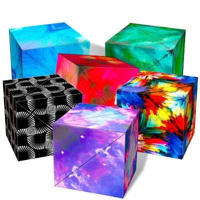 Cube Moyu Magnetic Folding Standar/Yellow/Red/Purple/Transparant Purple Original - Standar