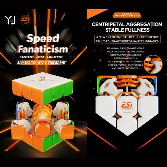 Cube 3x3 YJ MGC EST Ballcore UV Coated Stickerless Original