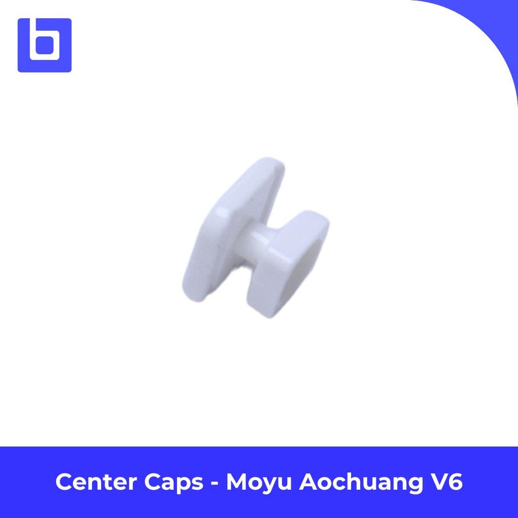 Blank Cap Cube Moyu Aochuang V6 UV Coated - Sparepart Center Caps BLD