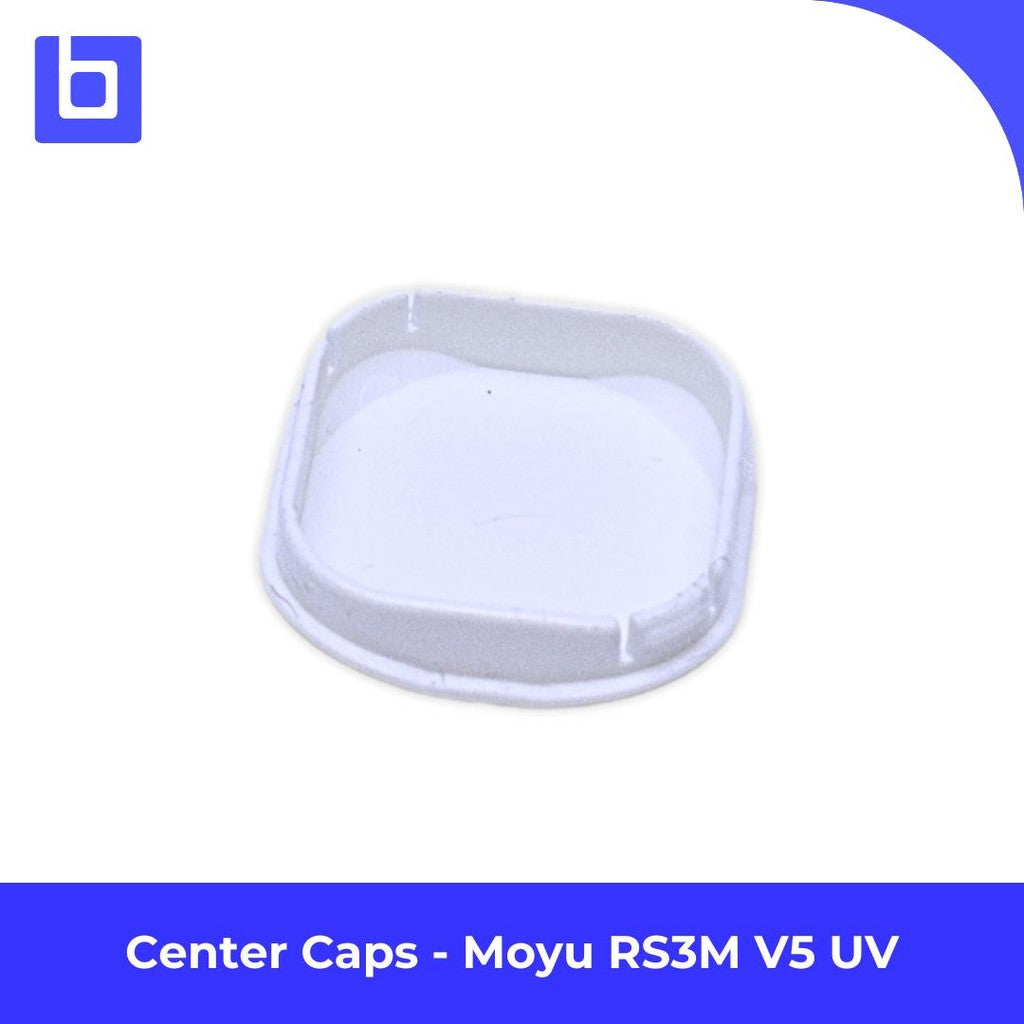 Blank Cap Cube Moyu RS3M V5 UV Coated/ RS3M V5 FROSTED - Sparepart Center Caps BLD