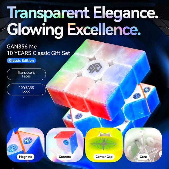 Cube 3x3 Gan 356 ME 10th anniversary Original