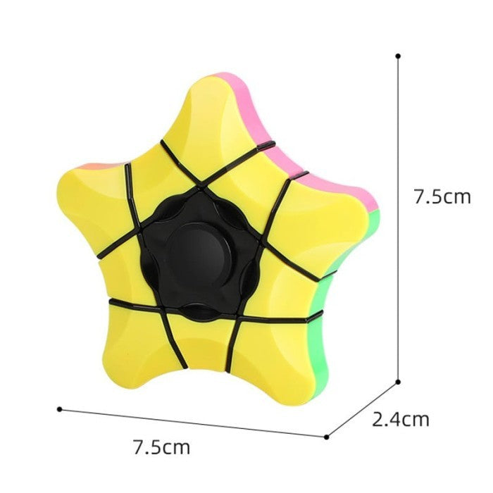Cube Sengso Pentagram Spinner Stickerless Tiled Original