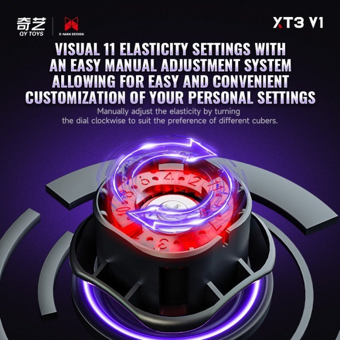 Cube 3x3 Qiyi Xman XT3 V1 Stickerless Standar/Uv Coated  Original - FLAGHSIP