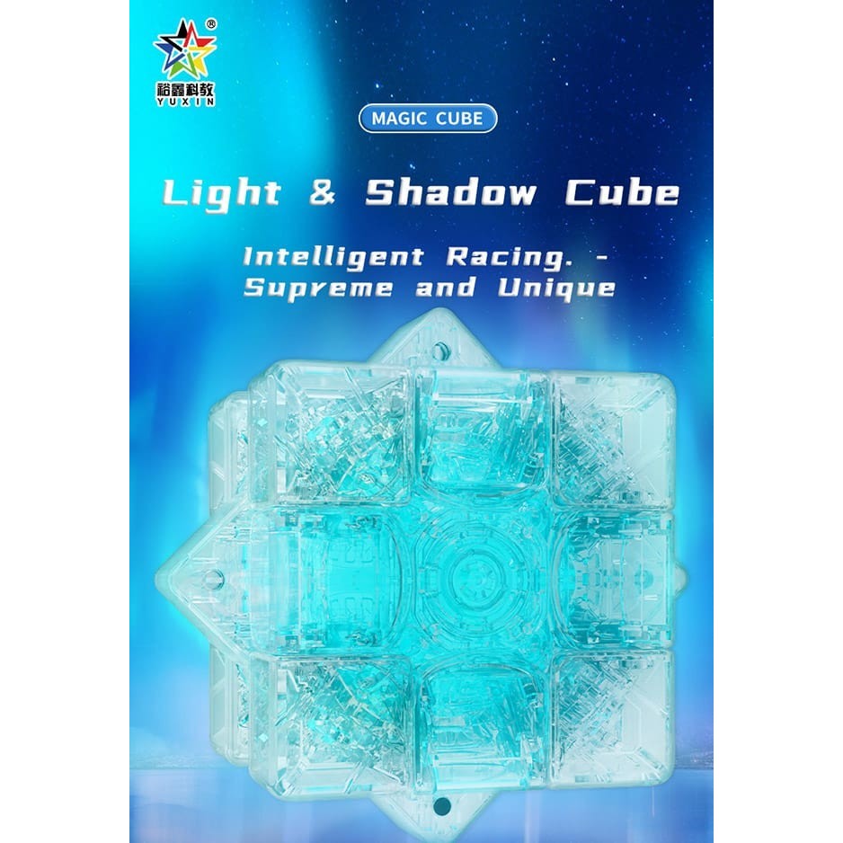 Cube 3x3 Yuxin 3x3 Light shadow M Transparant  Original
