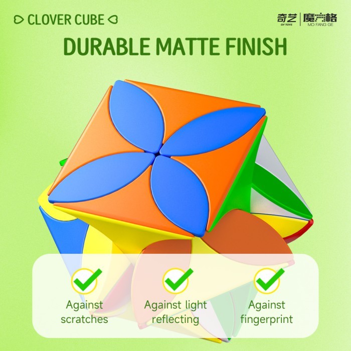 Twisty Cube - Qiyi Clover/Clover plus Stickerless Original - CLOVER