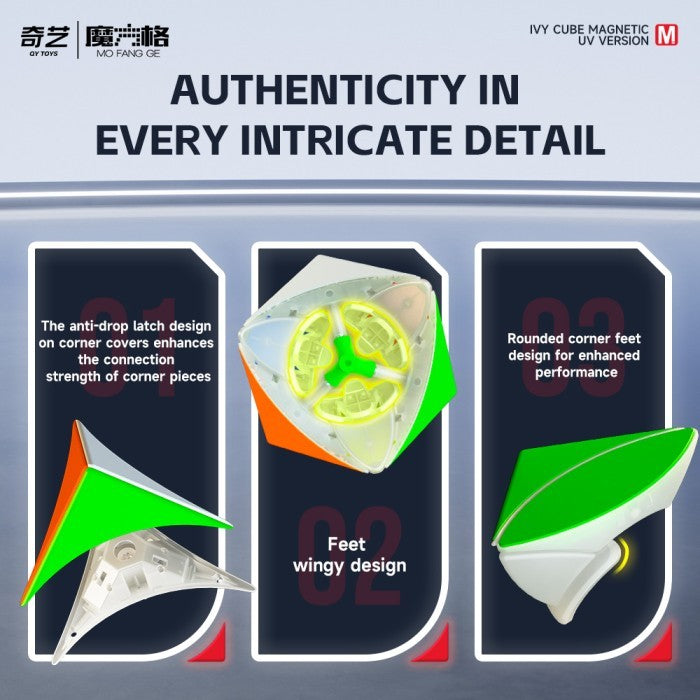 Twisty Cube - Qiyi Ivy magnetic Stickerless Uv Coated Original