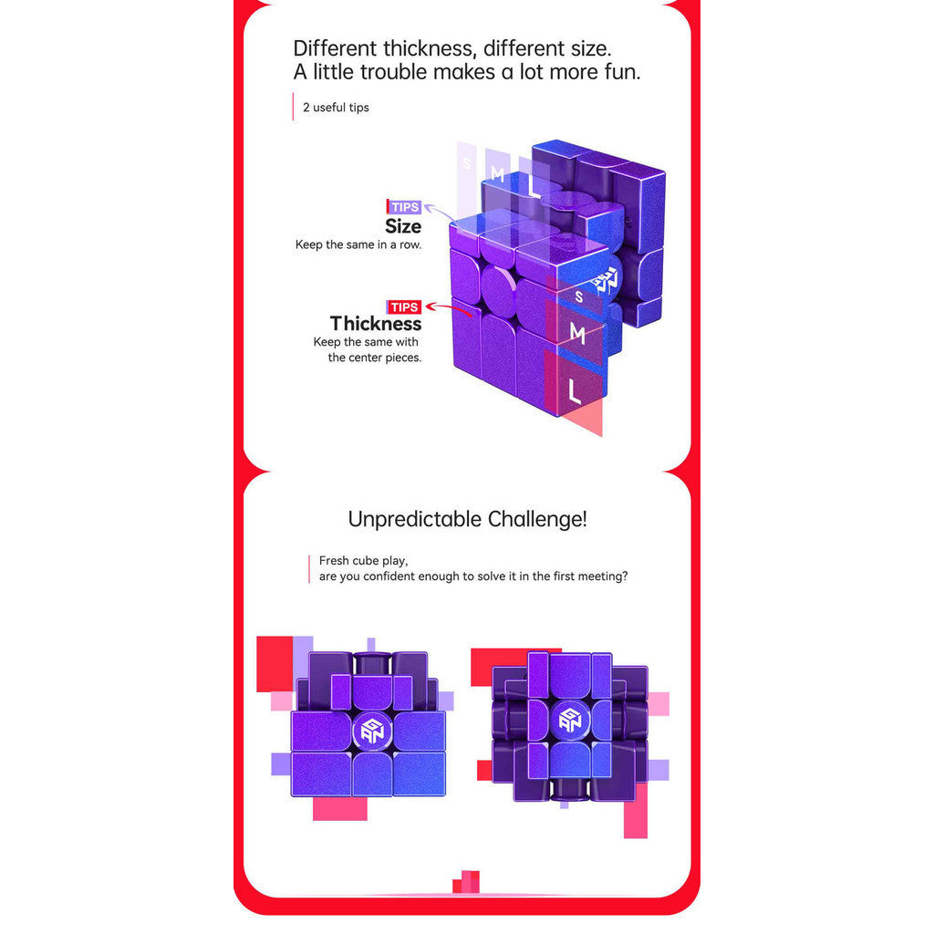 Cube GAN mirror M 3x3 UV Coated original