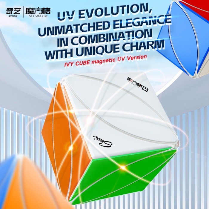 Twisty Cube - Qiyi Ivy magnetic Stickerless Uv Coated Original