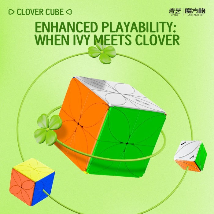 Twisty Cube - Qiyi Clover/Clover plus Stickerless Original - CLOVER