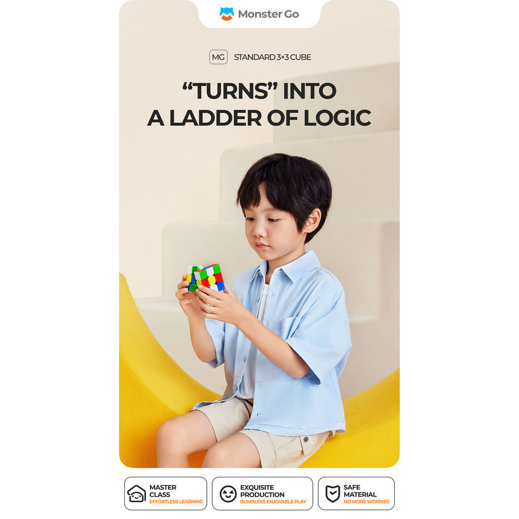 Gan Monster Go 3x3 V3 Magnetic Stickerless Original