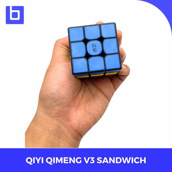 Cube 3x3 Qiyi Qimeng V3 Sandwich Black Base Original