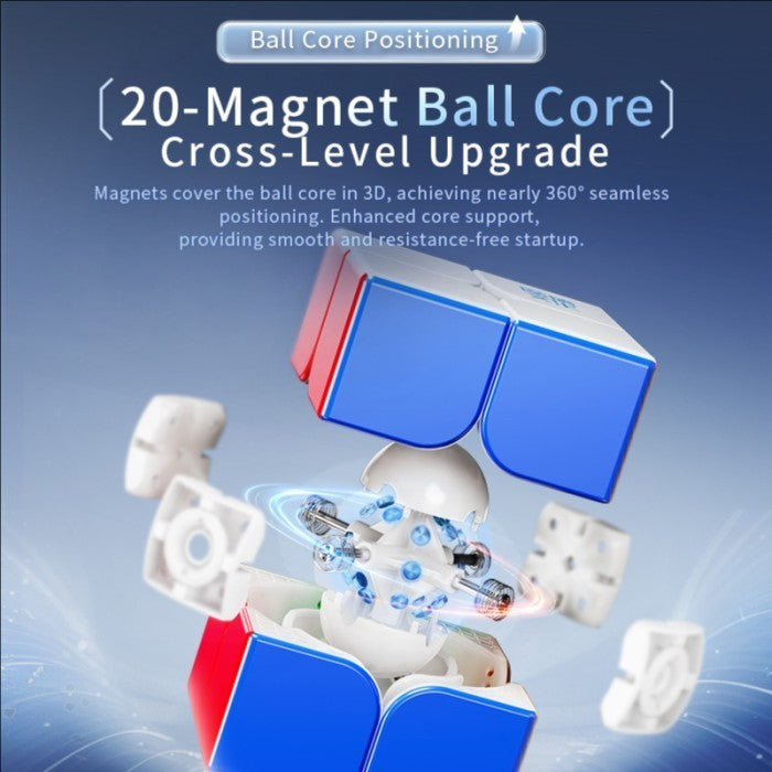 Cube 2x2 Weipo V5 20 Magnet Ballcore Uv Coated Original