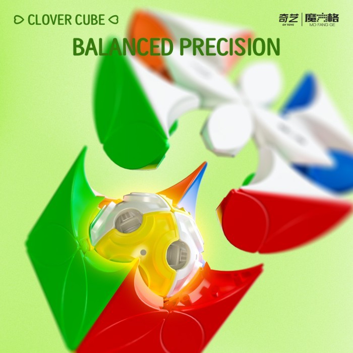 Twisty Cube - Qiyi Clover/Clover plus Stickerless Original - CLOVER