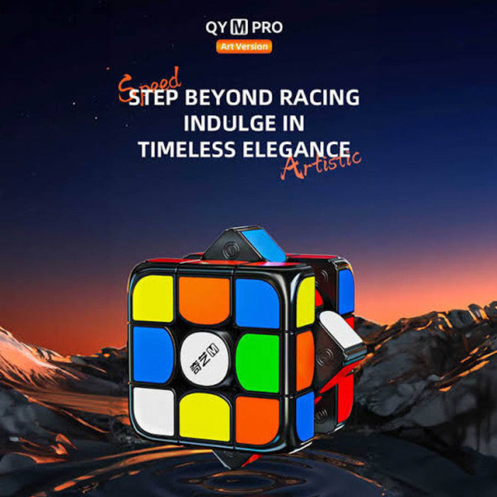 Cube 3x3 Qiyi M Pro Art Version Blackbase Original