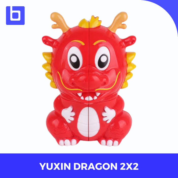 Cube 2x2 Yuxin Dragon 2x2 Stickerless Original