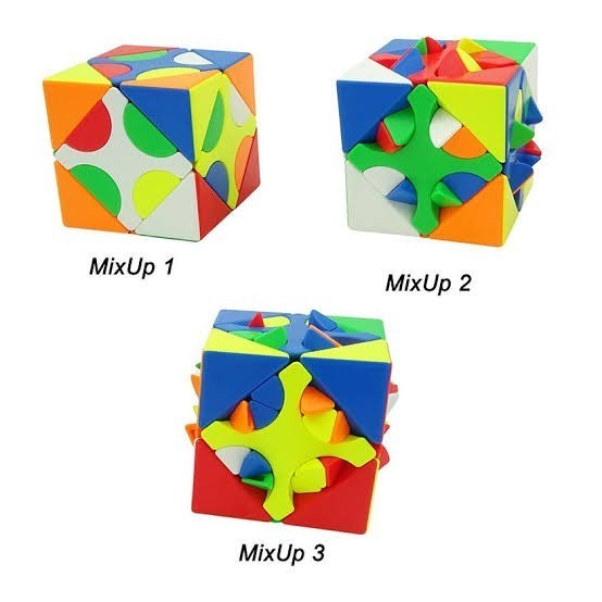 Cube Moyu Meilong Mixup 123 Stickerless Original - Mixup 1