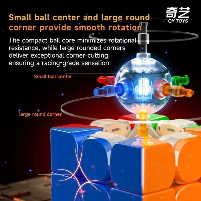 Cube 3x3 Qiyi Smart cube Magnetic AI 3x3 Original - ART VERSION