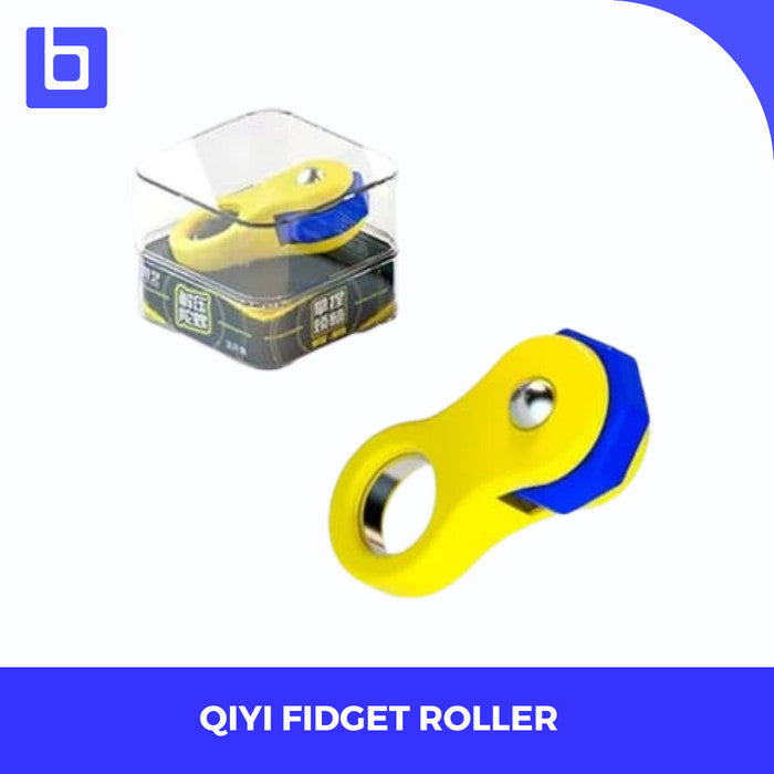 Qiyi Fidget Roller Ring Gyroscope Childrenn educational Toys Original - BLUE