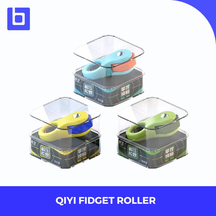 Qiyi Fidget Roller Ring Gyroscope Childrenn educational Toys Original - BLUE