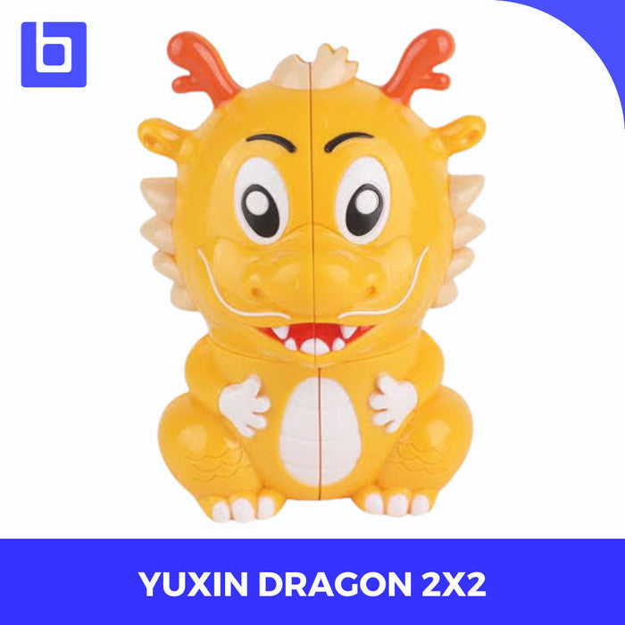 Cube 2x2 Yuxin Dragon 2x2 Stickerless Original