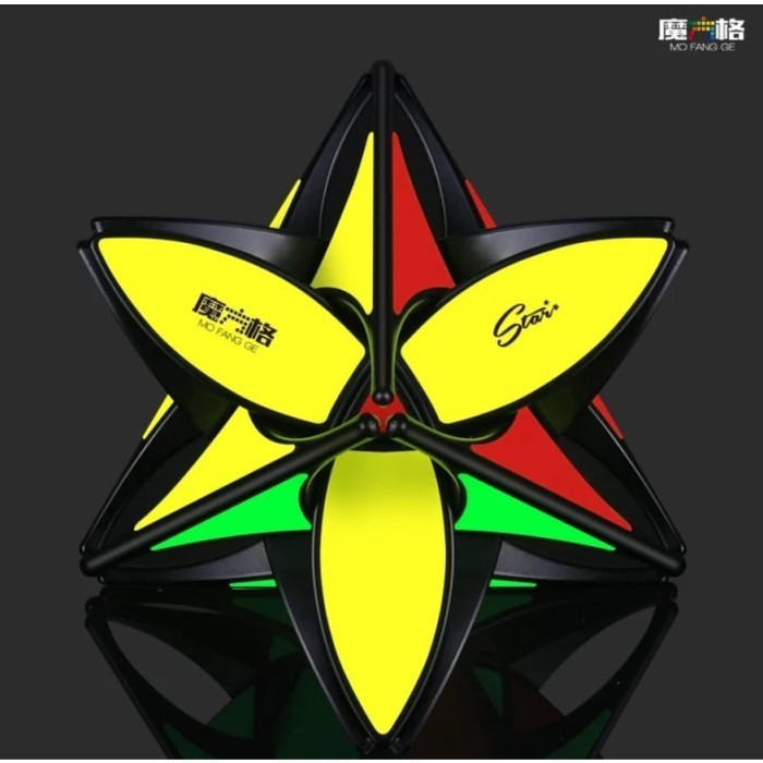 Cube Pyraminx Qiyi Clover Pyraminx Blackbase Original